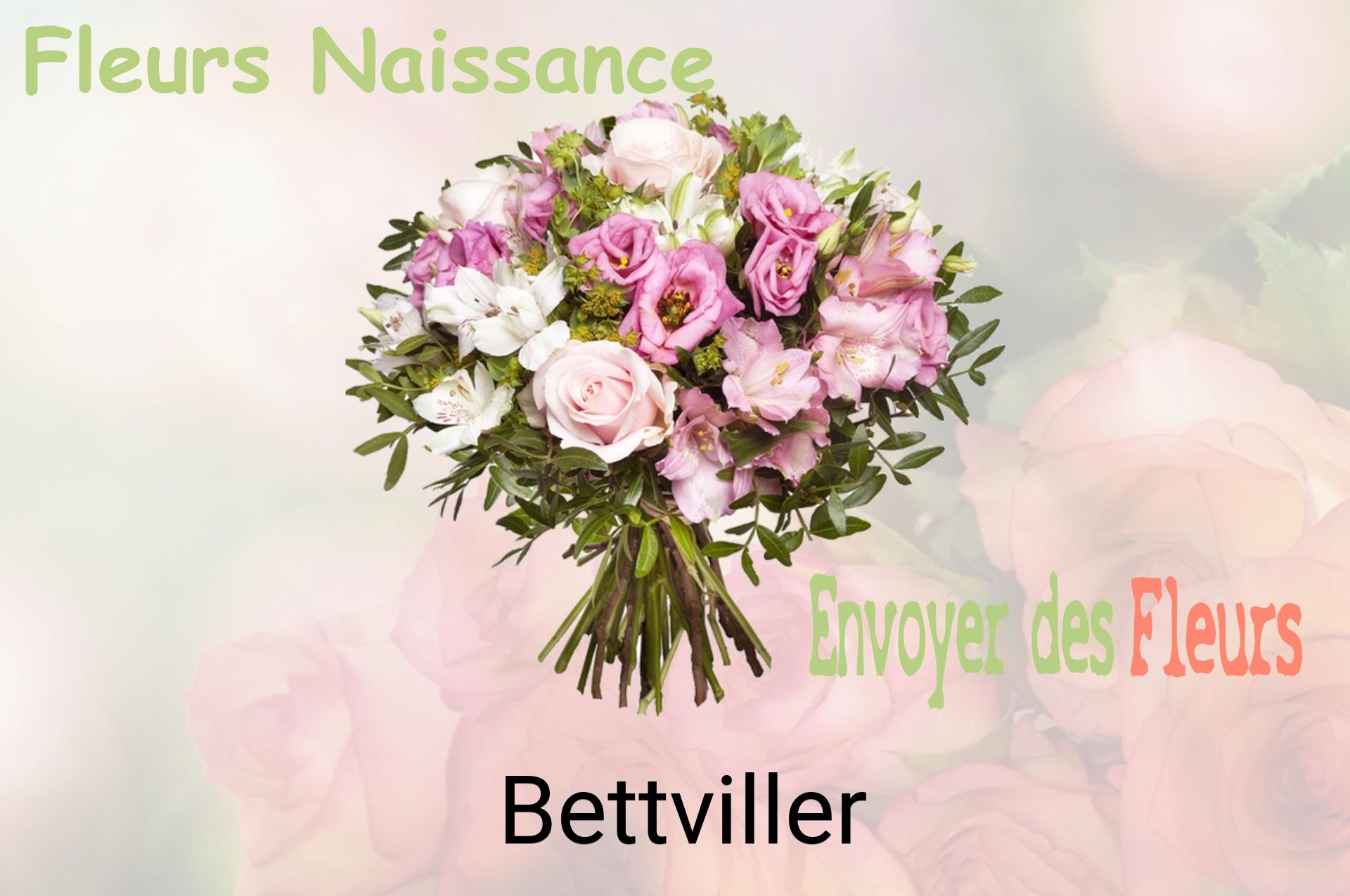 Bouquet de fleurs de naissance livré à Bettviller