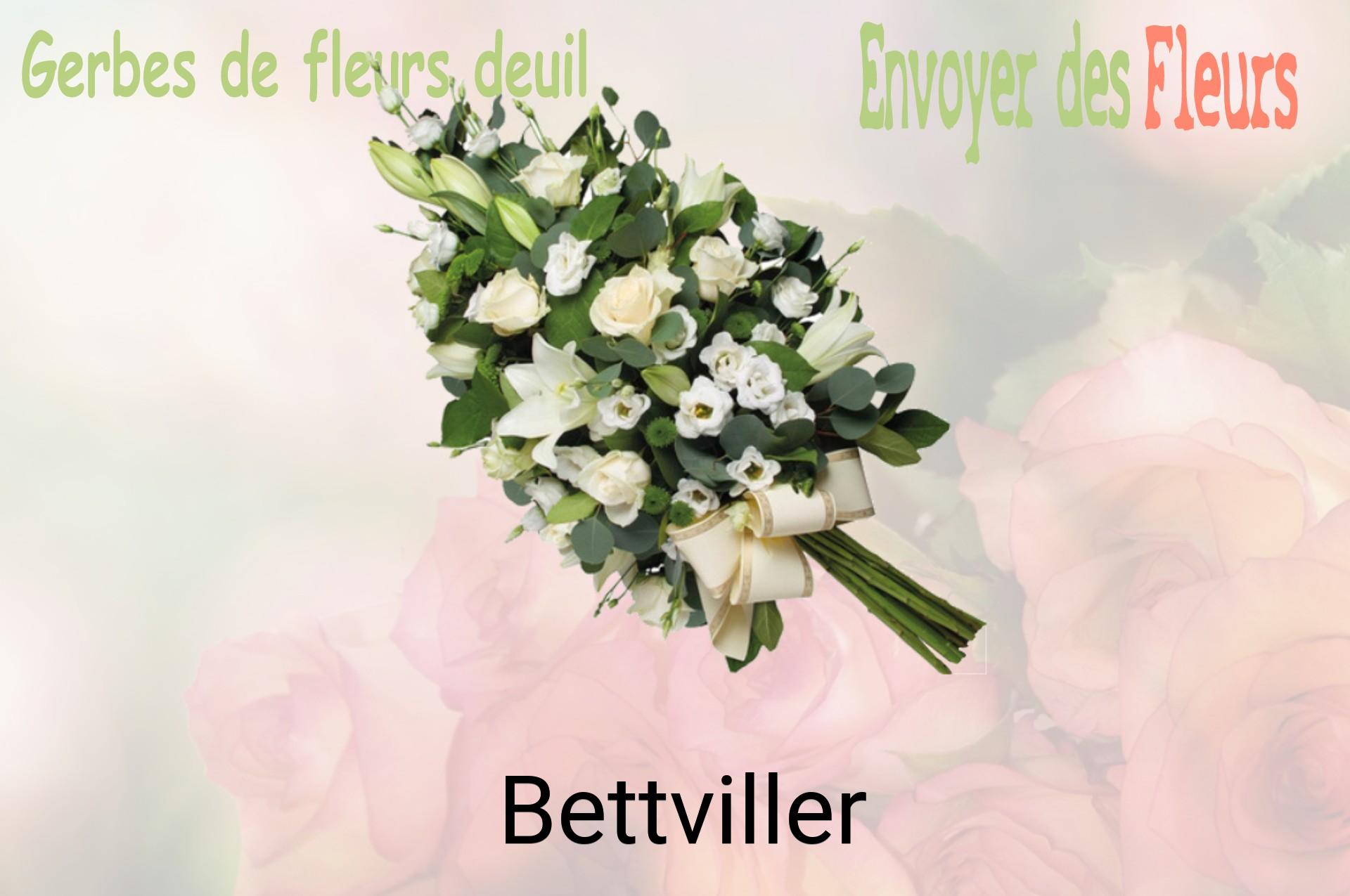 Gerbe de fleurs de deuil livrée à Bettviller
